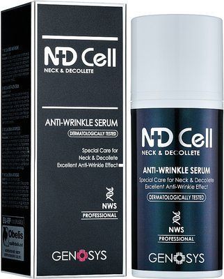 Антивікова сироватка для шиї та декольте NDCELL ANTI-WRINKLE SERUM  01-26 фото