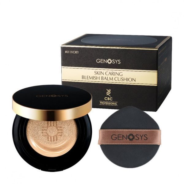 Бальзам-кушон SPF50 Genosys Skin Caring Blemish Balm Cushion 01 тон 01-32 фото